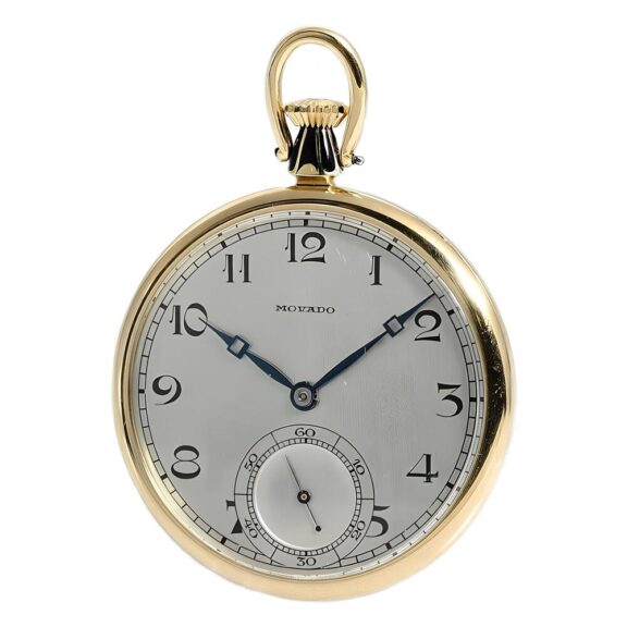 Swiss thin Art Deco gentleman's pocket watch Circa 1930 Swiss thin Art Deco gentleman's pocket watch Circa 1930