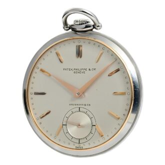 Swiss fine thin pocket watch with original box Circa 1944
