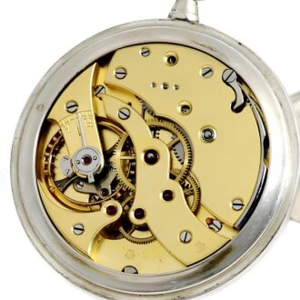 French rare watch of the watchmaker school Besançon Circa 1938