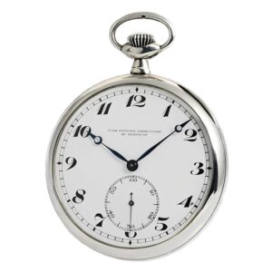 French rare watch of the watchmaker school Besançon Circa 1938