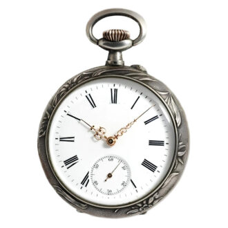 Swiss commemoration watch with chatelaine Circa 1910 Swiss commemoration watch with chatelaine Circa 1910