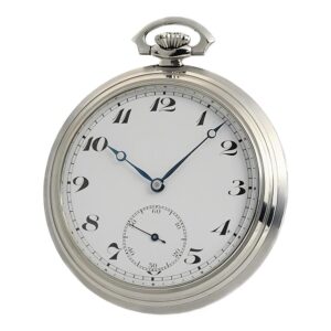 Swiss rare graduate's stainless steel watch Circa 1930