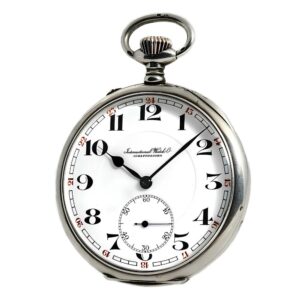Swiss silver pocket watch with auxiliary seconds Circa 1920
