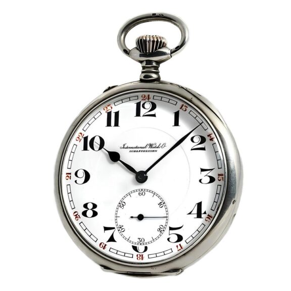 Swiss silver pocket watch with auxiliary seconds Circa 1920