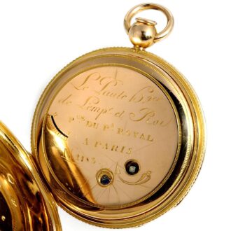 French repeating watch with duplex escapement Circa 1810