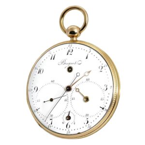 French Compteur militaire watch with centre seconds Circa 1816