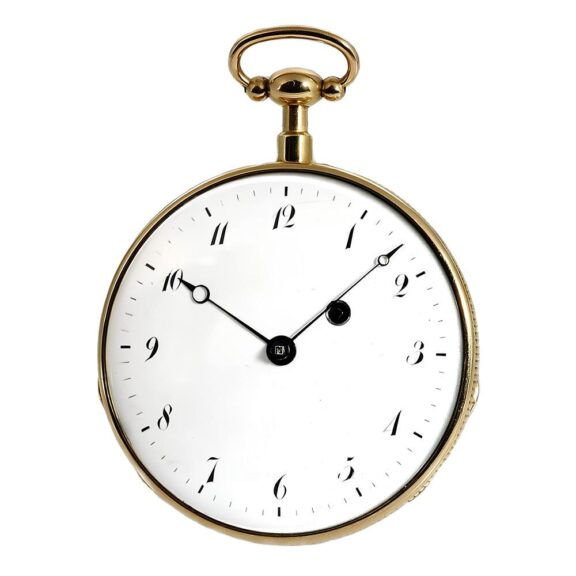 French 18k gold quarter repeating pocket watch Circa 1810