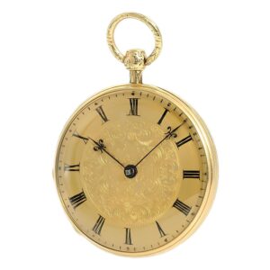 Rare English 18k gold gentleman's pocket watch Circa 1842