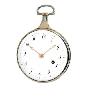 Danish gentleman's silver/rose gold pocket watch Circa 1790