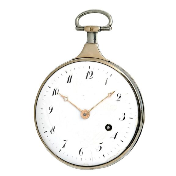 Danish gentleman's silver/rose gold pocket watch Circa 1790