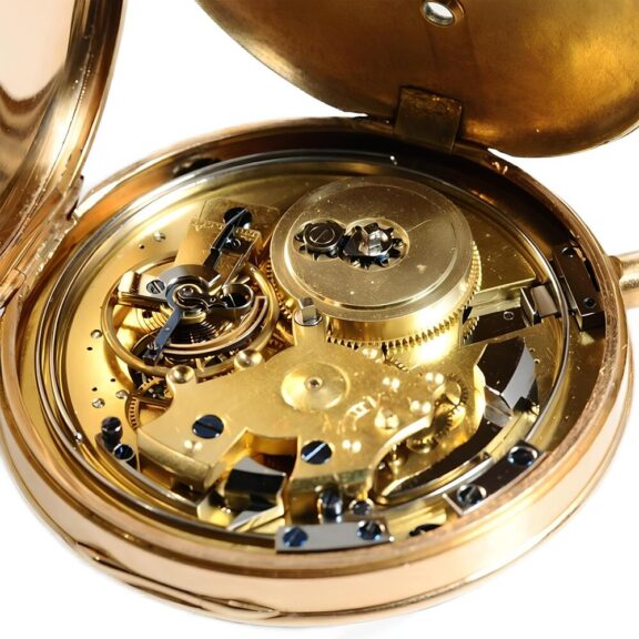 Italian 18K gold quarter repeating pocket watch Circa 1810 Italian 18K gold quarter repeating pocket watch Circa 1810