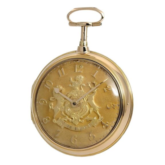 English pair cased quarter repeating pocket watch Circa 1797