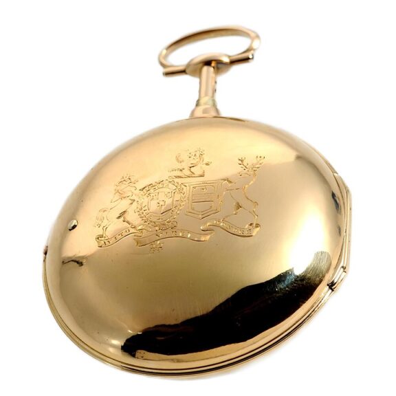 English pair cased quarter repeating pocket watch Circa 1797 English pair cased quarter repeating pocket watch Circa 1797