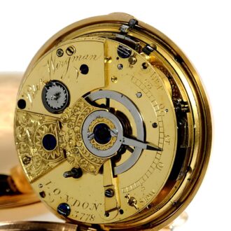 English pair cased quarter repeating pocket watch Circa 1797