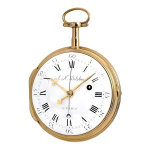 German gold pocket watch with cylinder escapement Circa 1800