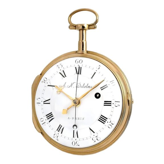 German gold pocket watch with cylinder escapement Circa 1800