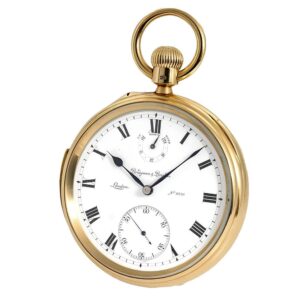 English minute repeating watch, power reserve Circa 1901