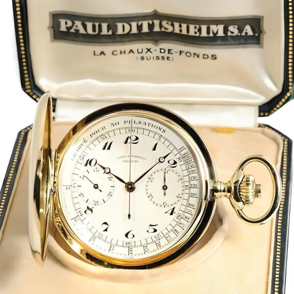 Swiss doctor's chronograph with 30 min. counter Circa 1925 Swiss doctor's chronograph with 30 min. counter Circa 1925