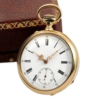 Swiss fine lever chronometer pocket watch Circa 1900