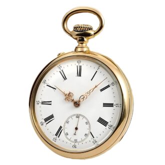 Swiss fine lever chronometer pocket watch Circa 1900