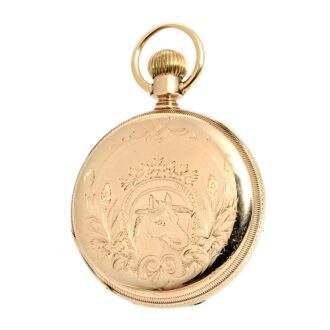 American watch with patented fine adjusting device Circa 1861