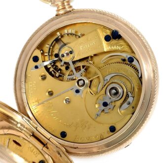American watch with patented fine adjusting device Circa 1861