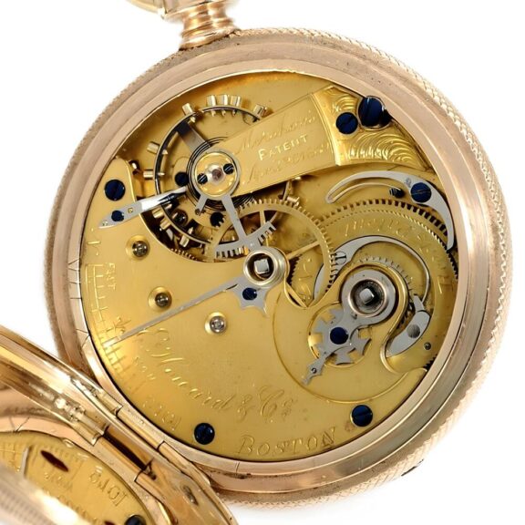 American watch with patented fine adjusting device Circa 1861 American watch with patented fine adjusting device Circa 1861