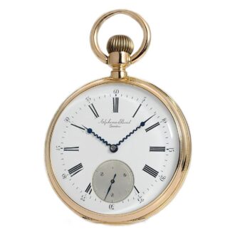 Swiss important and rare 18k gold lever chronometer Circa 1893