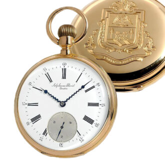 Swiss important and rare 18k gold lever chronometer Circa 1893