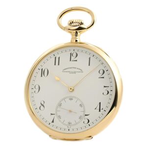 Swiss large 18k gold gentleman's pocket watch Circa 1920