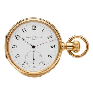 Swiss 18k gold minute repeater by Albert H. Potter Circa 1880
