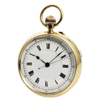 English precision watch with 34 minute carousel Circa 1902