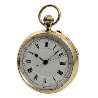English precision watch with 34 minute carrousel Circa 1902