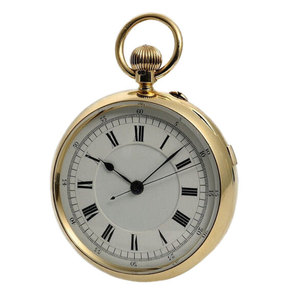 English precision watch with 34 minute carrousel Circa 1902 English precision watch with 34 minute carrousel Circa 1902