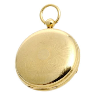 English rare pocket watch with English lever escapement Circa 1848
