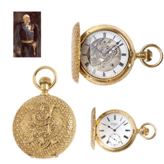 Swiss double-dialed watch of historical interest Circa 1860
