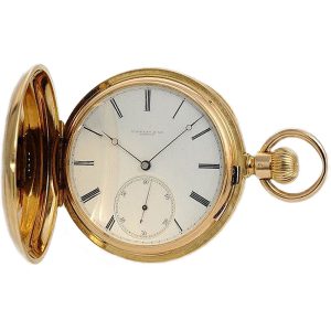 Swiss very fine, heavy 18k pink gold pocket watch Circa 1875