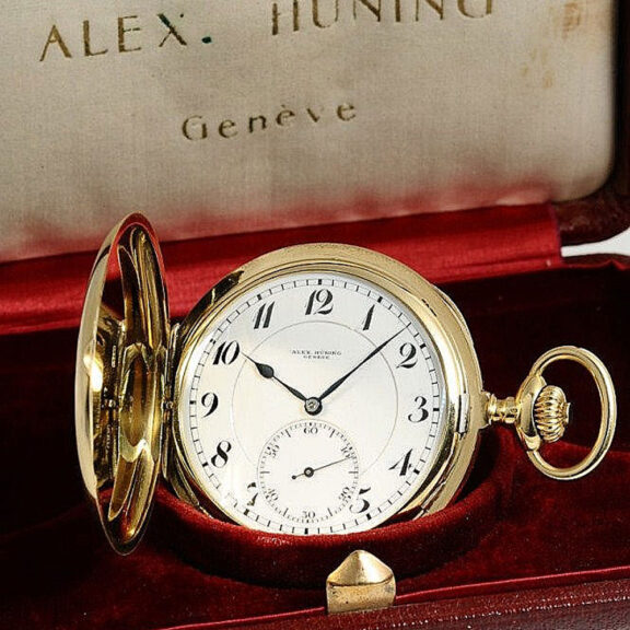 Swiss almost as new pocket watch with original box Circa 1900 Swiss almost as new pocket watch with original box Circa 1900
