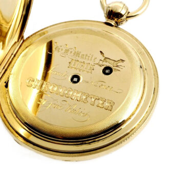Swiss pocket watch with pivoted detent escapement Circa 1850