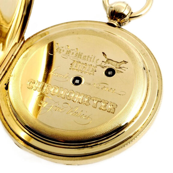 Swiss pocket watch with pivoted detent escapement Circa 1850 Swiss pocket watch with pivoted detent escapement Circa 1850