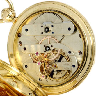 Swiss pocket watch with pivoted detent escapement Circa 1850