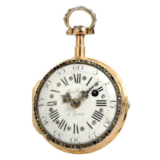 French quarter repeating verge pocket watch Circa 1750