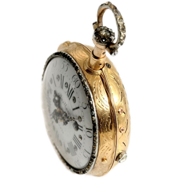 French quarter repeating verge pocket watch Circa 1750 French quarter repeating verge pocket watch Circa 1750