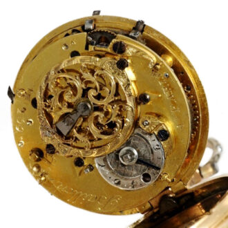 French quarter repeating verge pocket watch Circa 1750