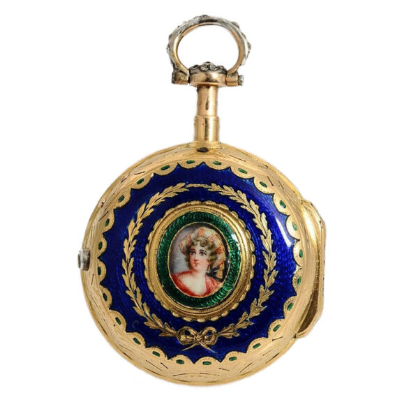French quarter repeating verge pocket watch Circa 1750