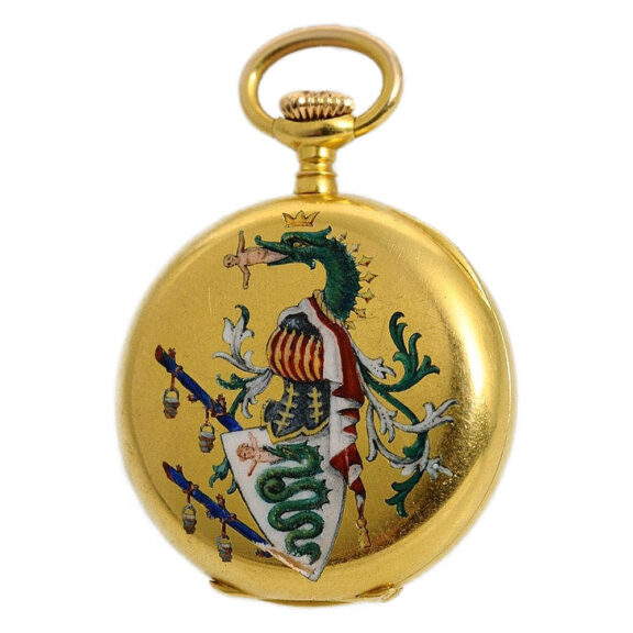 Swiss rare pendant watch of noble provenance Circa 1900