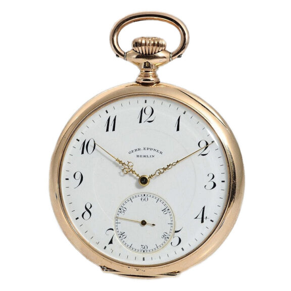 German rare 14k pink gold presentation watch Circa 1910