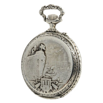 Swiss rare silver gentleman's presentation watch Circa 1908