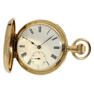 Swiss gold quarter repeater with erotic automaton Circa 1890