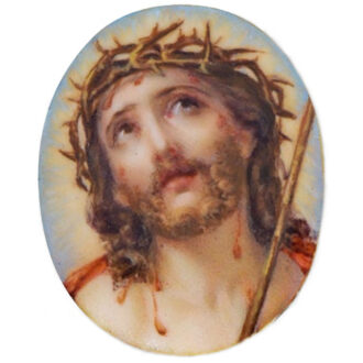 Swiss rare crucifix pendant watch with medallion Circa 1870